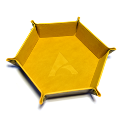 Alphaspel: Hexagon Dice Tray Dragonskin - Gold