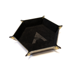 Alphaspel: Hexagon Dice Tray Dragonskin - Black