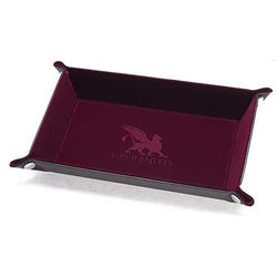 Dice Tray Rectangle Series: Burgundy