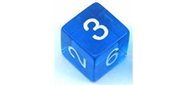 D6 w. number