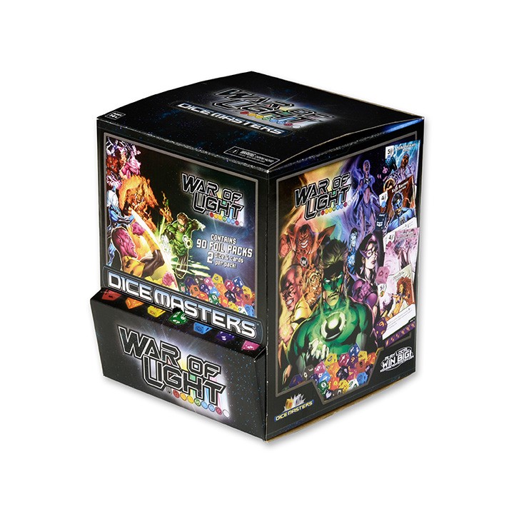 DC Comics Dice Masters: War of Light Booster display (90 boosters)