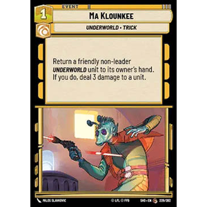 Star Wars: Unlimited Löskort: Shadows of the Galaxy: Ma Klounkee (Foil)