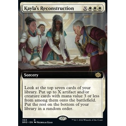 Magic löskort: The Brothers' War: Kayla's Reconstruction (alternative art)