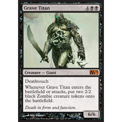 Magic Löskort: Core Set 2011: Grave Titan