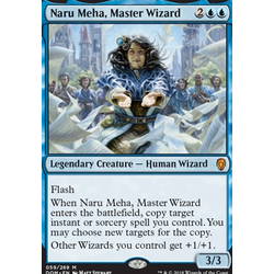 Magic löskort: Dominaria: Naru Meha, Master Wizard (Foil)