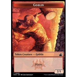 Magic löskort: Ravnica Remastered: Goblin Token (Red 2/1)
