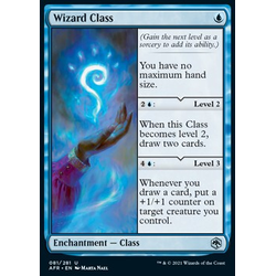 Magic löskort: Adventures in the Forgotten Realms: Wizard Class (Foil)