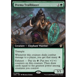 Magic löskort: Magic: Commander: Aetherdrift: Peema Trailblazer (alternative art)