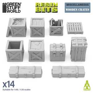 Wooden Crates (14) (1:48)