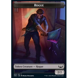 Magic löskort: Streets of New Capenna: Rogue Token (Black 2/2)
