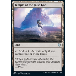 Magic löskort: Commander: Innistrad: Midnight Hunt: Temple of the False God