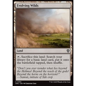 Magic löskort: Magic: Commander: Aetherdrift: Evolving Wilds (V.1)