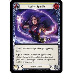 FaB Löskort: Arcane Rising Unlimited: Aether Spindle (Yellow) (Rainbow Foil)