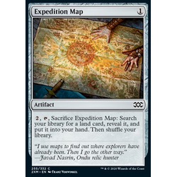 Magic löskort: Double Masters: Expedition Map (Foil)