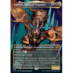 Magic löskort: Ikoria: Lair of Behemoths: Vadrok, Apex of Thunder (alternative art)