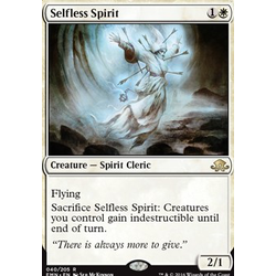 Magic löskort: Eldritch Moon: Selfless Spirit
