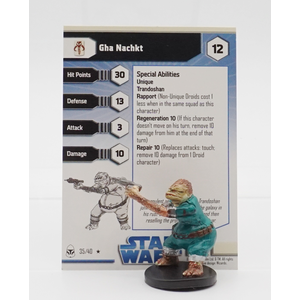 Star Wars Miniatures Game: Gha Nachkt 35/40
