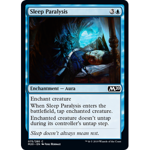 Magic löskort: Core Set 2020: Sleep Paralysis