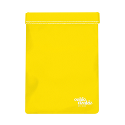 Dice Bag: LARGE - Yellow (105 x 128 mm)