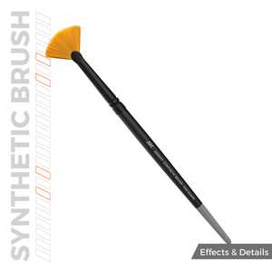 Fan Shape Brush - Synthetic