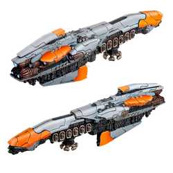 Dropfleet Commander: Resistance Battlecruisers (plastic) (2)
