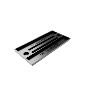 Safe & Sound: 30x60mm Rectangle Bases with Magnet Slot (plastic) (10)