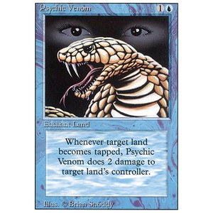 Magic löskort: Revised: Psychic Venom