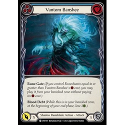 FaB Löskort: Dusk till Dawn: Vantom Banshee (Blue) (Rainbow Foil)