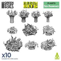 Green Stuff World: Sea Anemones - 3D Printed
