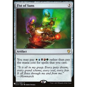 Magic löskort: The List: Fist of Suns