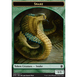Magic löskort: Khans of Tarkir: Snake Token