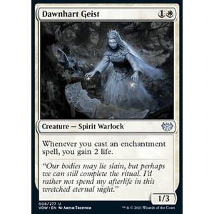 Magic löskort: Innistrad: Crimson Vow: Dawnhart Geist (Foil)