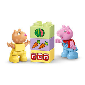 LEGO DUPLO Peppa Pig Traktor och marknad 10468