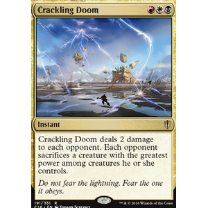 Magic löskort: Commander 2016: Crackling Doom