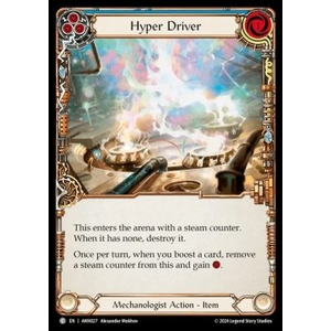 FaB Löskort: Armory Deck: Maxx Nitro: Hyper Driver (Blue)