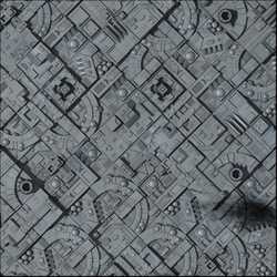 GF9 Game Mat Space Station Moon 3x3 ~ 91,5x91,5cm (PVC)