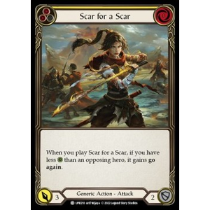 FaB Löskort: Uprising: Scar for a Scar (Yellow)