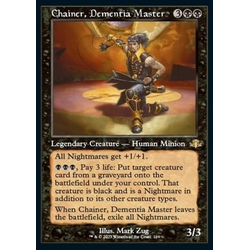 Magic löskort: Dominaria Remastered: Chainer, Dementia Master (alternative art)