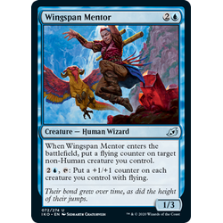 Magic löskort: Ikoria: Lair of Behemoths: Wingspan Mentor (Foil)