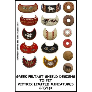 Little Big Men Studio: Greek Peltast Shield Designs #3 for Victrix