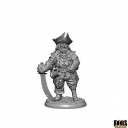 Ghost Pirate Captain (Translucent, Clear)