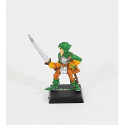 Wood Elves: Warrior with Sword (Metall)