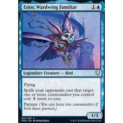 Magic löskort: Commander Legends: Esior, Wardwing Familiar