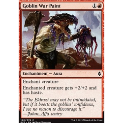 Magic löskort: Battle for Zendikar: Goblin War Paint