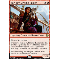 Magic löskort: Aether Revolt Kari Zev, Skyship Raider (Foil)
