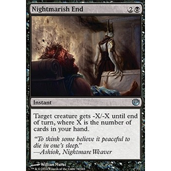 Magic löskort: Journey into Nyx: Nightmarish End (Foil)