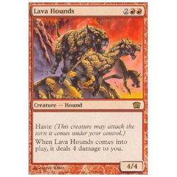 Magic löskort: 8th Edition: Lava Hounds