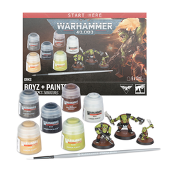 Warhammer 40K: Orks Boyz + Paints