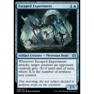 Magic löskort: Phyrexia: All Will Be One: Escaped Experiment