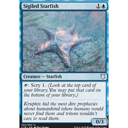 Magic löskort: Commander 2018: Sigiled Starfish